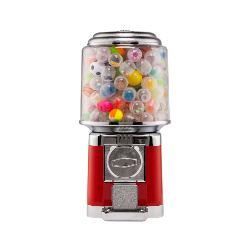 Beaver Gumball Candy Nut Bulk Toy Vending Machine with Coin Box Locks Keys  RB16