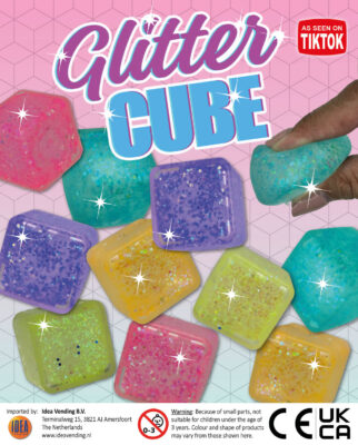 57mm Glitter Cube (temp. Sold Out, No ETA)